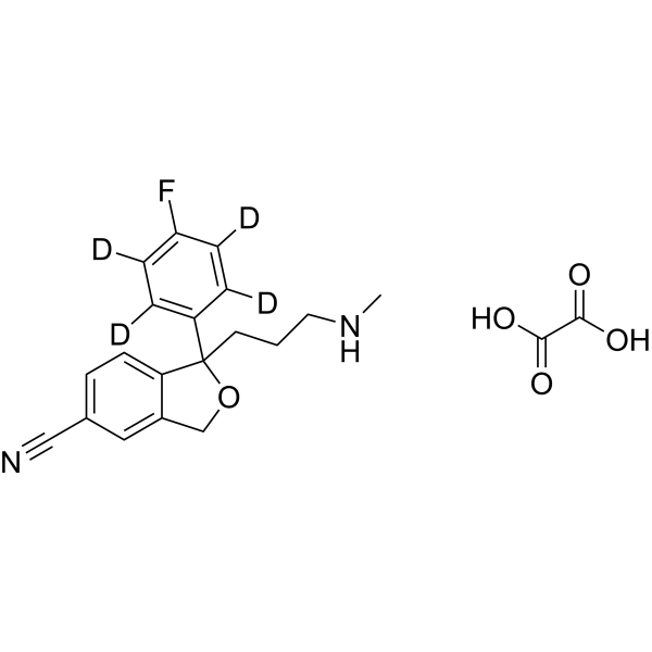 N-Desmethyl citalopram-d4 oxalate 2747915-54-2